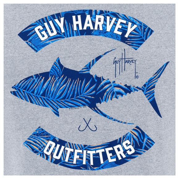 Guy Harvey Tropic Tuna Short-Sleeve T-Shirt for Men - XXL - Picture 3 of 10